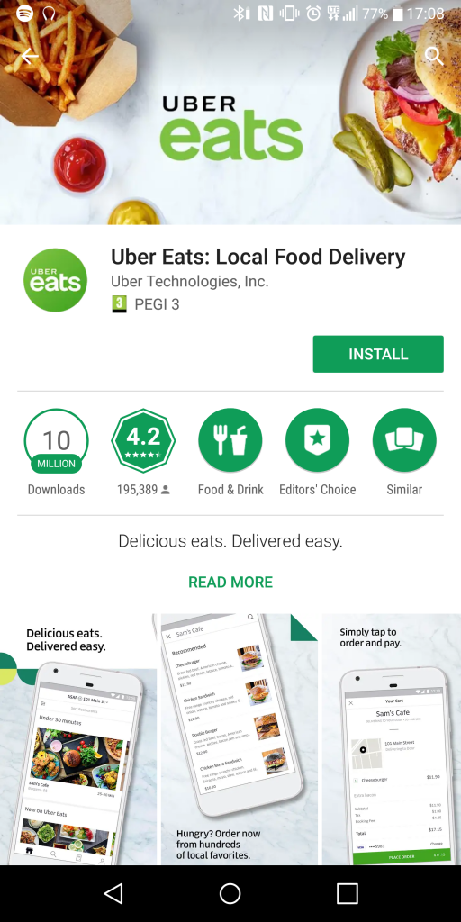  Cracovians! Uber Eats test especially for you. However, without a happy ending.